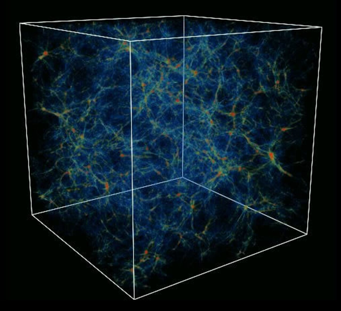 simulation of the cosmic web
