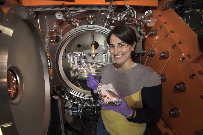 Scientist at the SIX beamline at NSLS-II