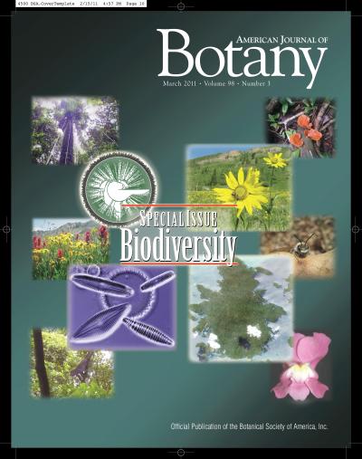 Cover of <i>American Journal of Botany</i>'s Biodiversity Special Issue