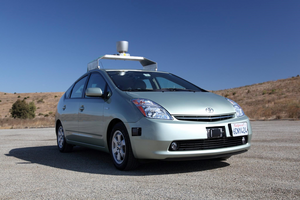 Image of a Google self-driving car.