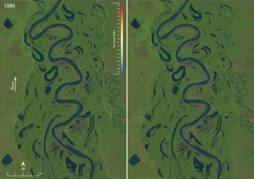 Point Bars and Counter Point Bars Along the Mamor&eacute; River of Bolivia