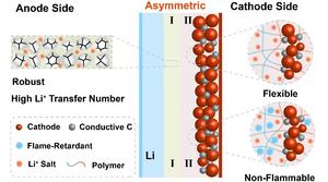 Design concepts for asymmetric solid-state electrolytes.