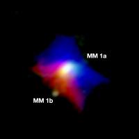 Observation of the Dust Emission and the Cool Gas around MM1A