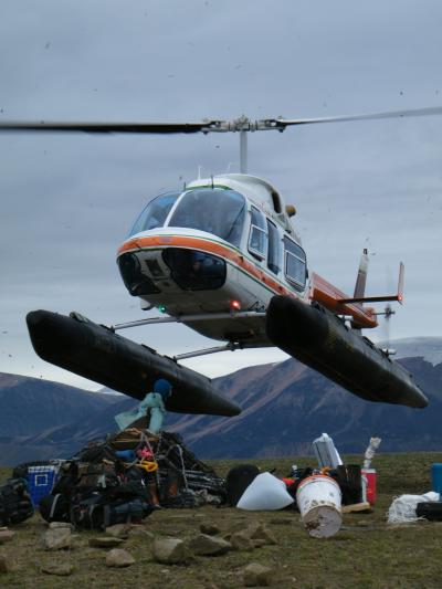 Base Camp on Bylot Island, Nunavut, in 2009
