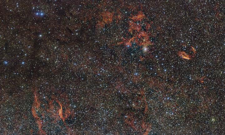 The Sky Around the Star Formation Region RCW 106