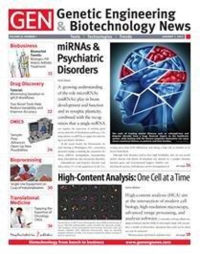 Genetic Engineering & Biotechnology News Cover