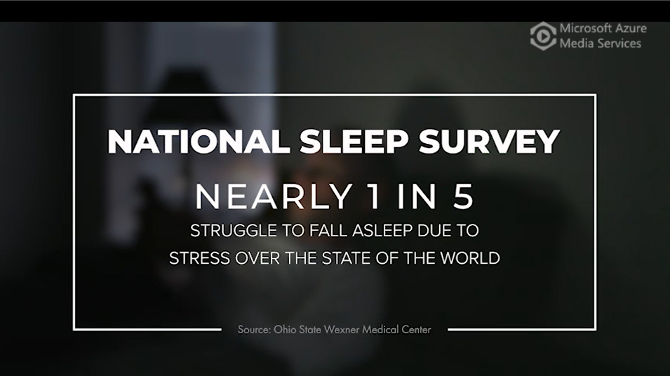Survey finds stress and worry over the state of the world keeps some Americans up at night