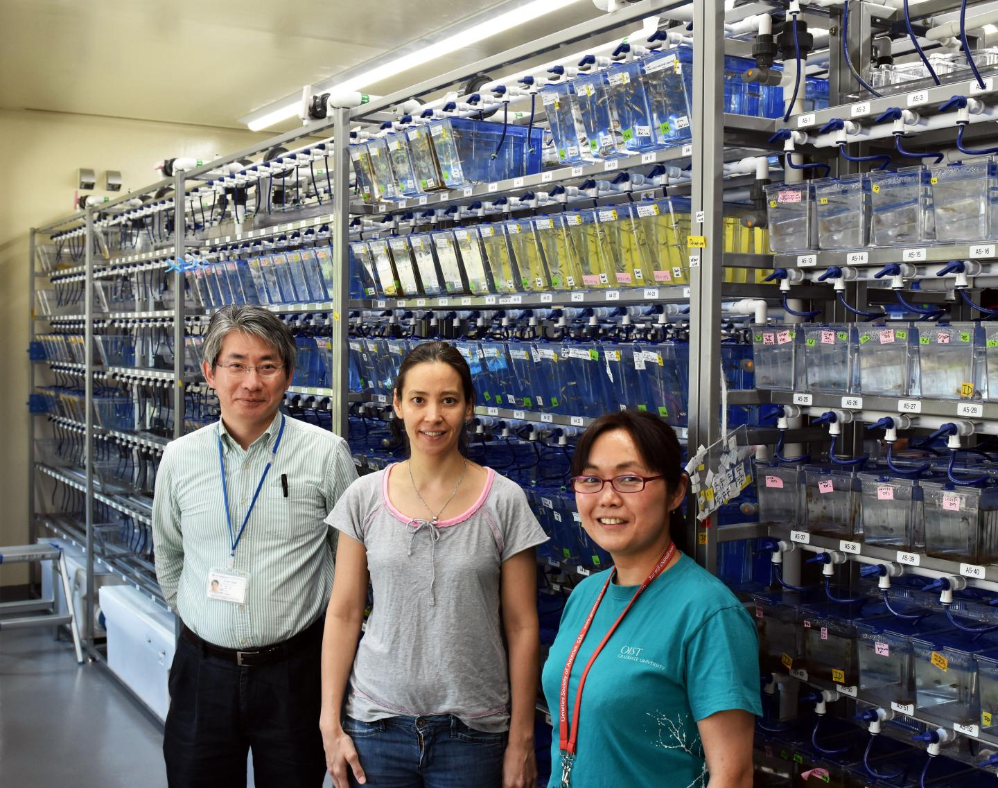 Prof. Ichiro Masai, Dr. Maria Iribarne and Dr. Yuko Nishiwaki from the Developmental Neurobiology Unit