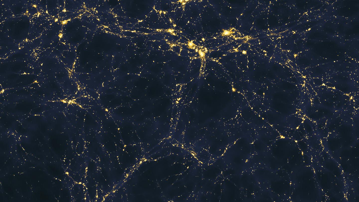 Possible Scenario of How Light Sources Are Distributed in the Cosmic Web