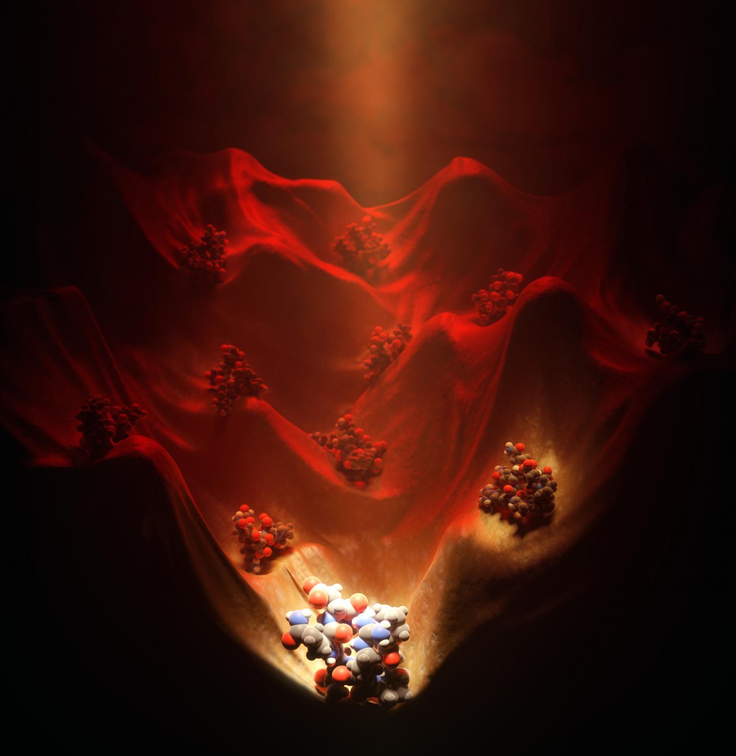 Illuminating the Energy Landscape of Structure Peptides