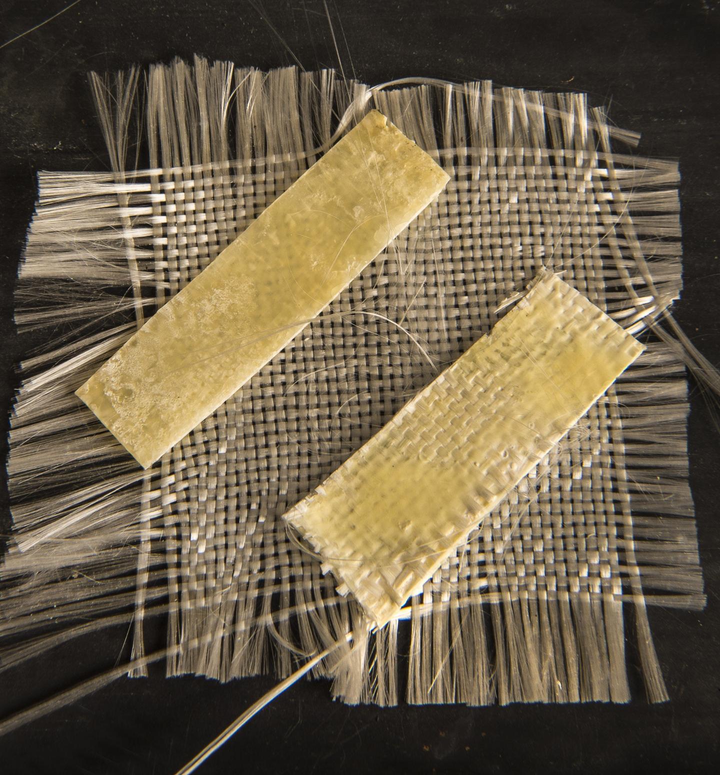 Composite Materials Produced by Upcycling PET