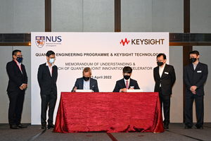 National University of Singapore, Quantum Engineering Programme and Keysight MOU signing ceremony