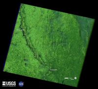 Landsat 5 Image Before Flooding on May 5, 2011