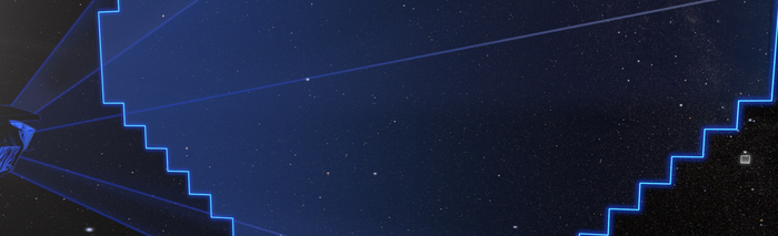 Illustration of Roman's High Latitude Wide Area Survey.