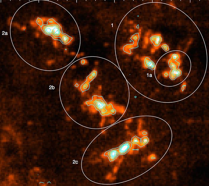 Mapping A Star-Forming Region Of The Milky Way