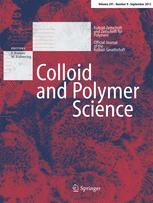 <i>Colloid and Polymer Science</i>