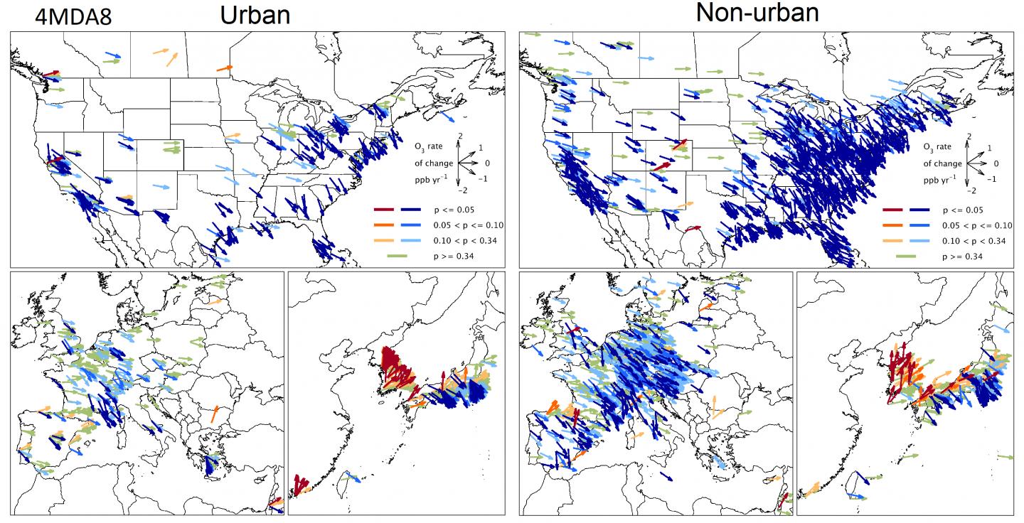 Figure 2 Trends in Daily Maximum Ozone Levels