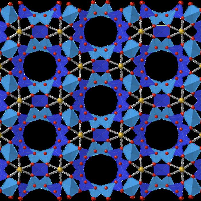 Crystal structure of cordierite