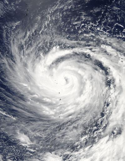 NASA MODIS Image of Typhoon Ma-on