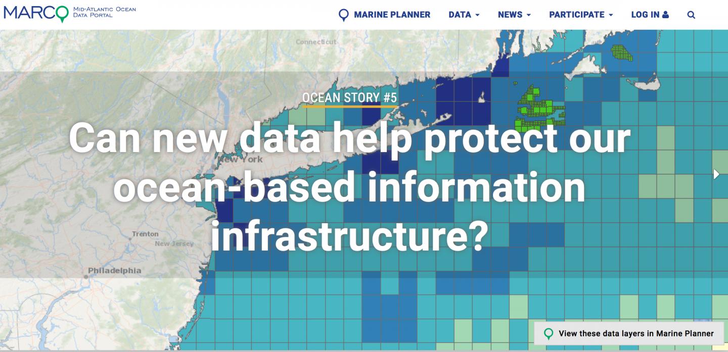 Ocean Stories on the Mid-Atlantic Ocean Data Portal