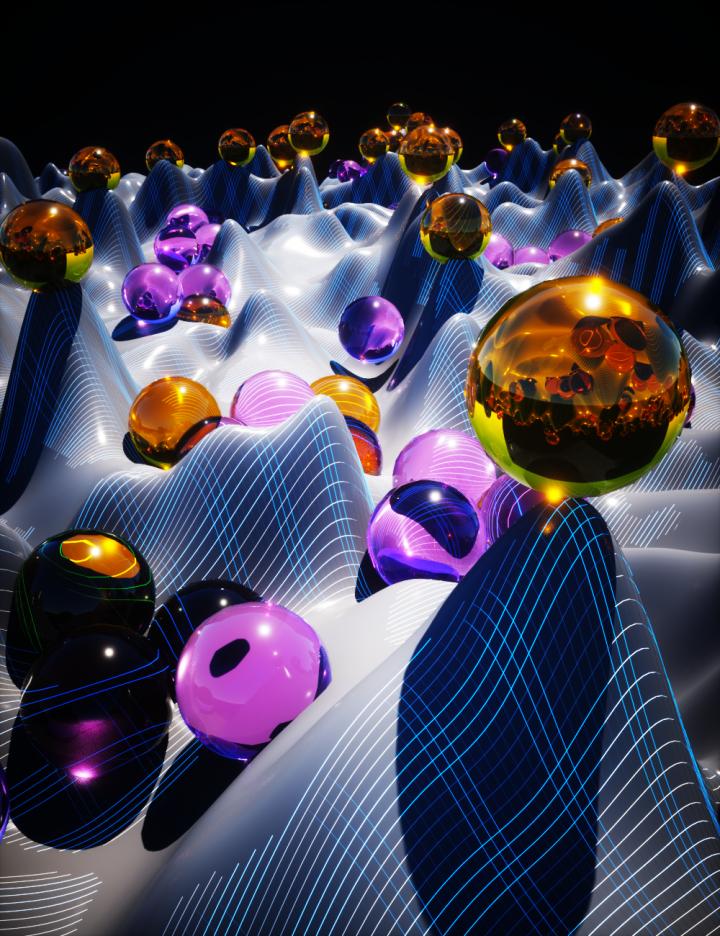 Artist's Impression of Perovskite Structure