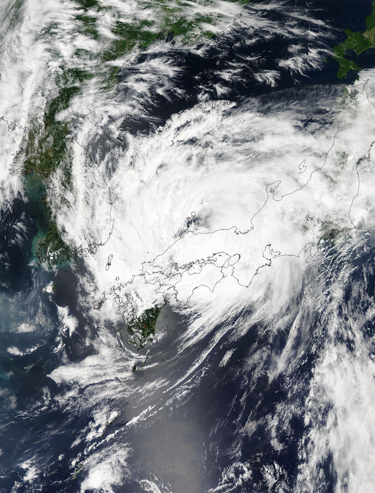 MODIS Image of Nangka