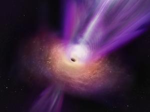 Artist’s concept of a black hole