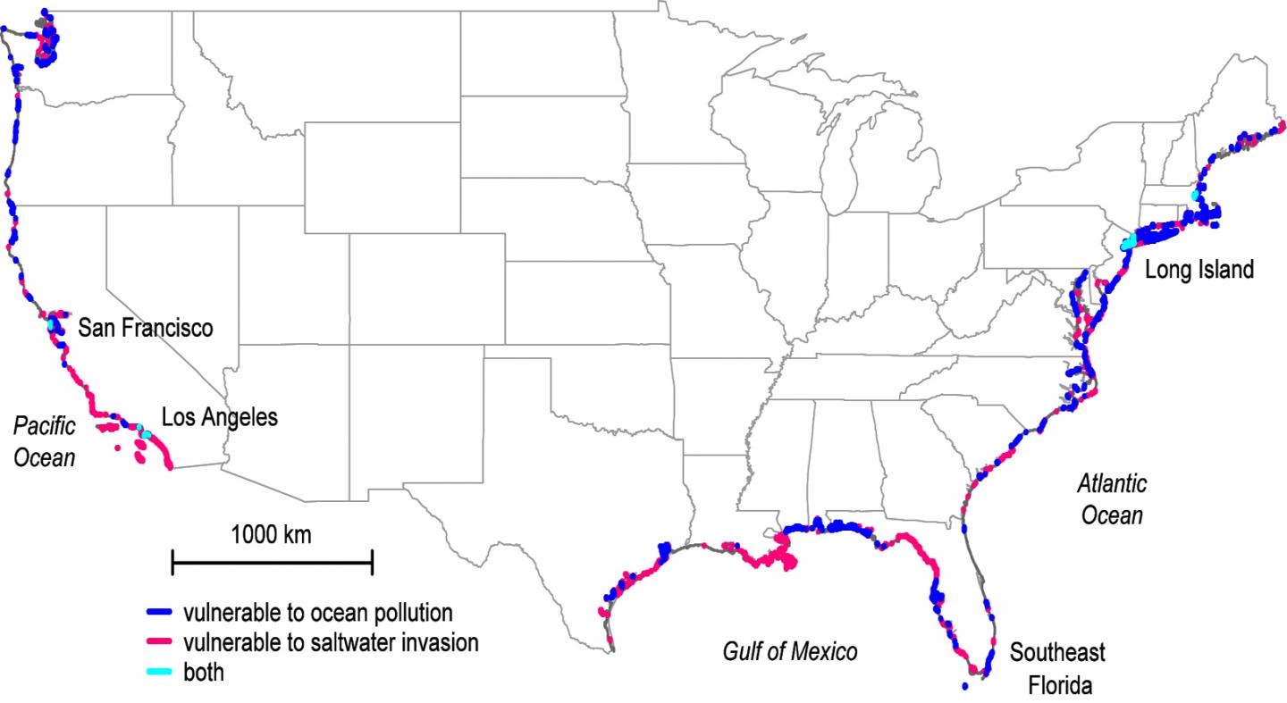 Vulnerability Map: Submarine Groundwater Discharge