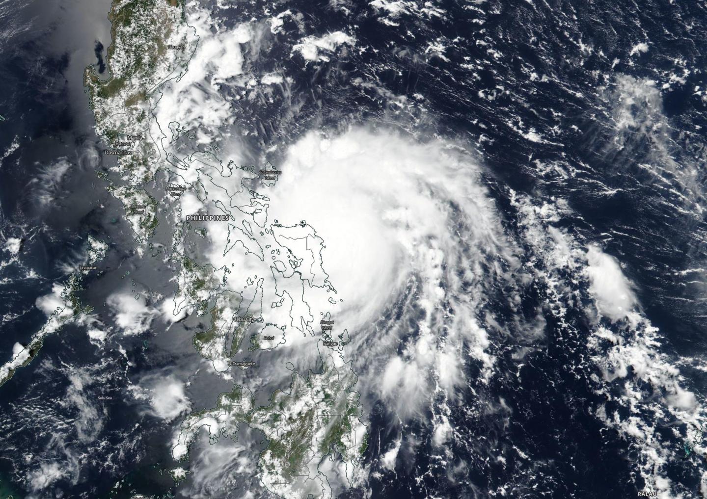 Suomi NPP image of Vongfong