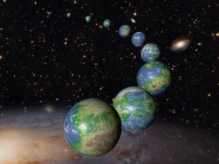 An Artist's Conception of Earth-Like Planets