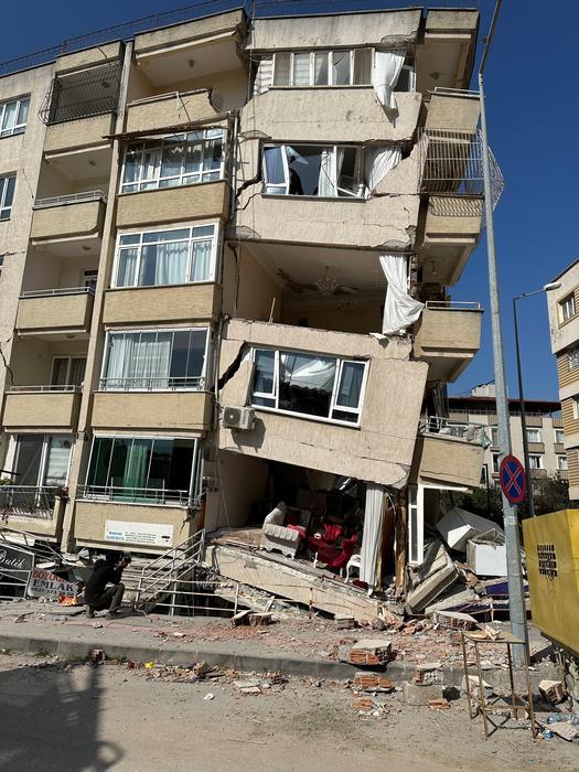 Destruction in the city of Antakya