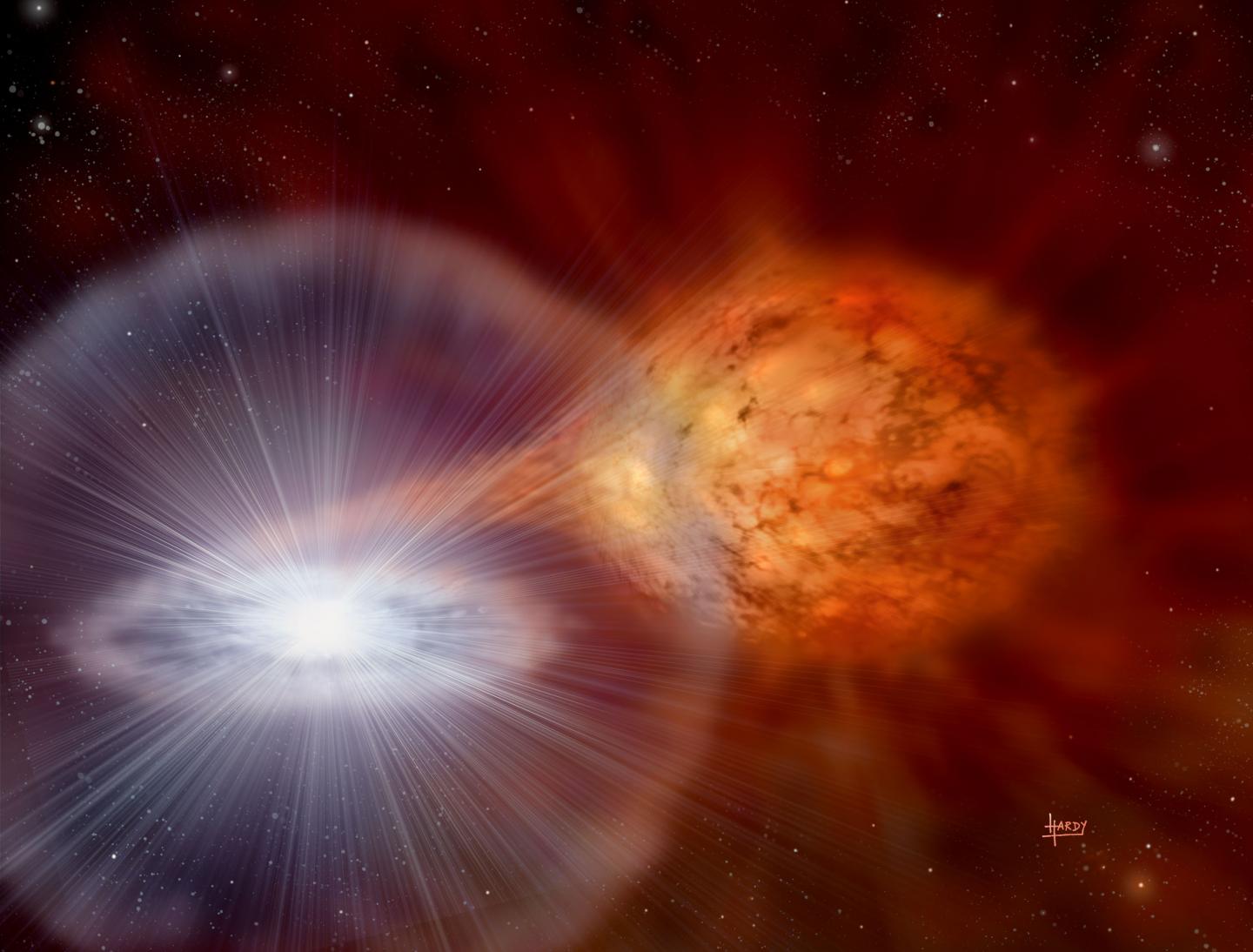 Artist Impression of Supernova