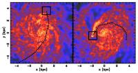 Gas Density Maps of Supermassive Black Hole Merger