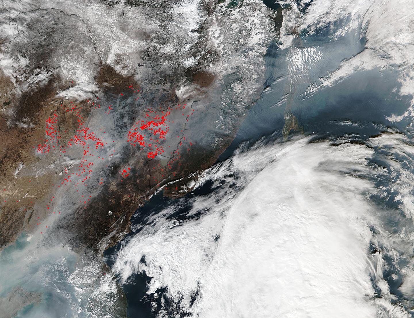 Agricultural Fires Continue In China | EurekAlert!