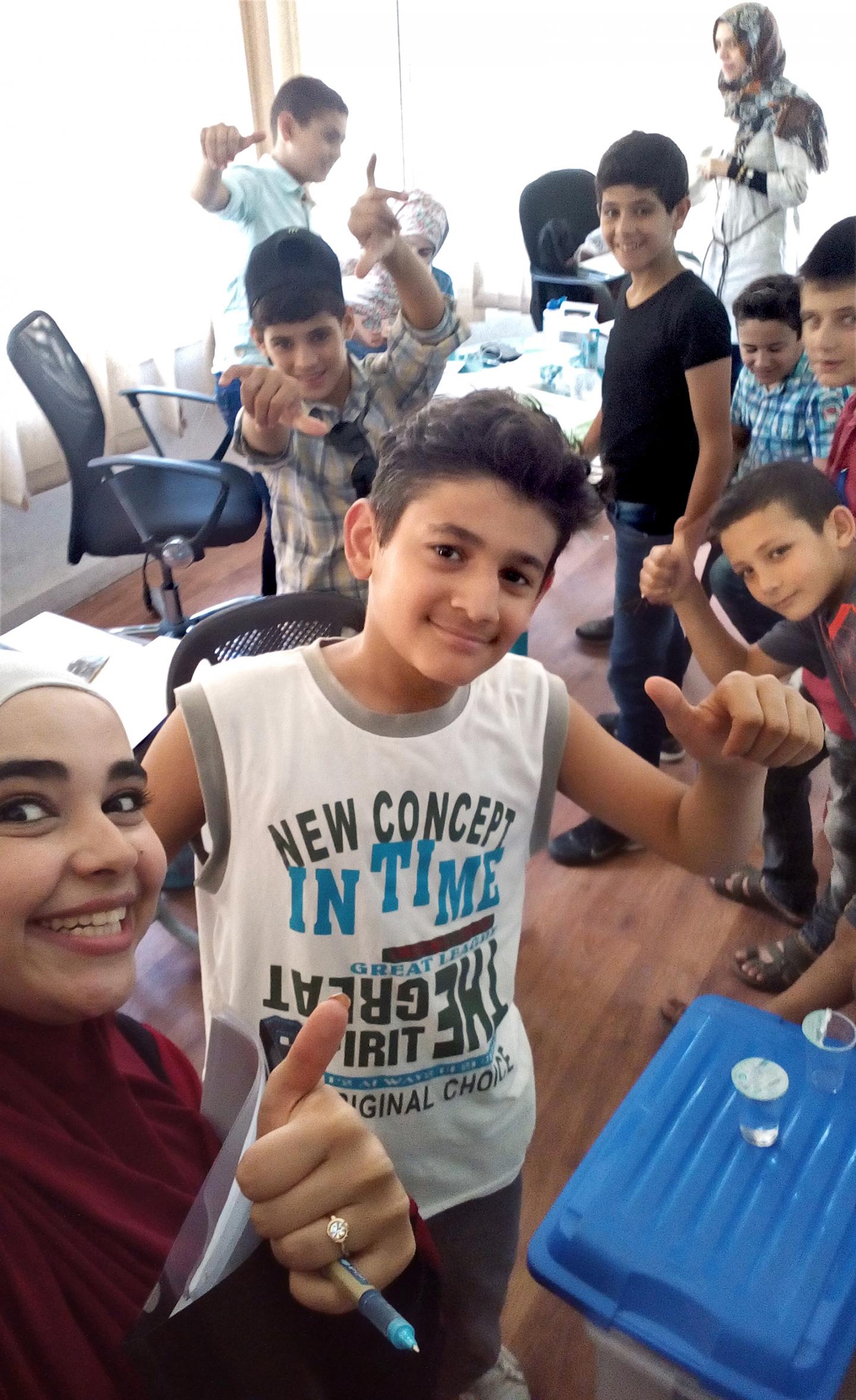 Youth Provide Hair Samples