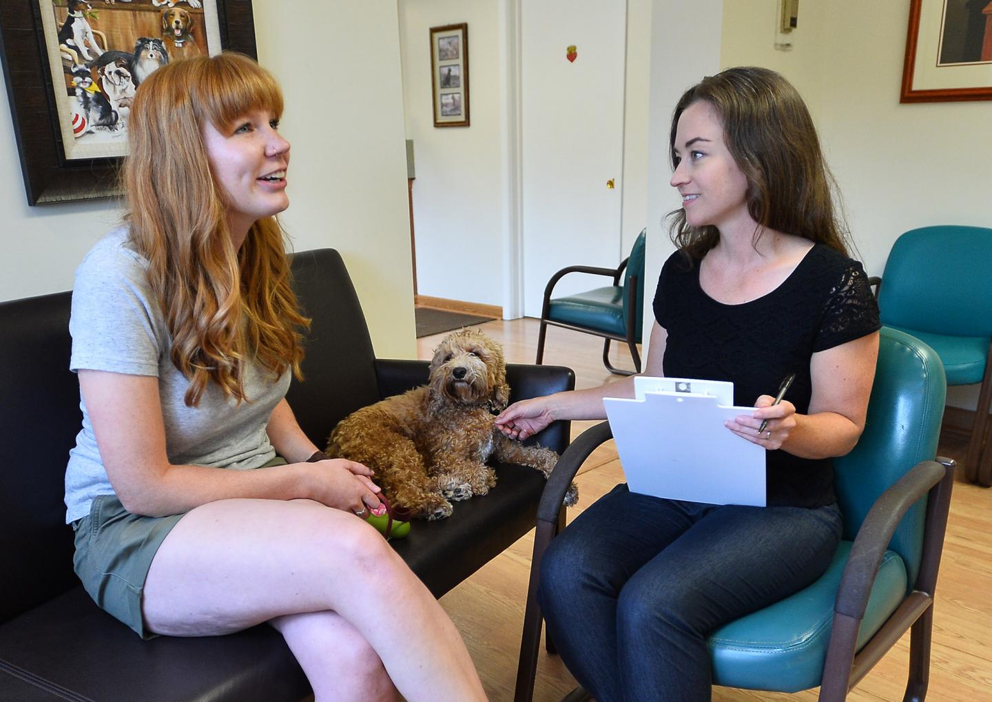 Photo of Mary Beth Spitznagel with Pet Owner