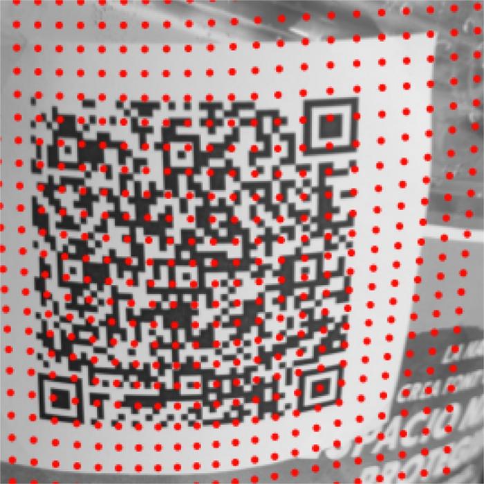 A methodology to read QR codes on uneven surfaces