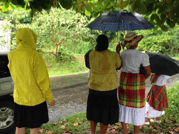 Nurses in the Kalinago community