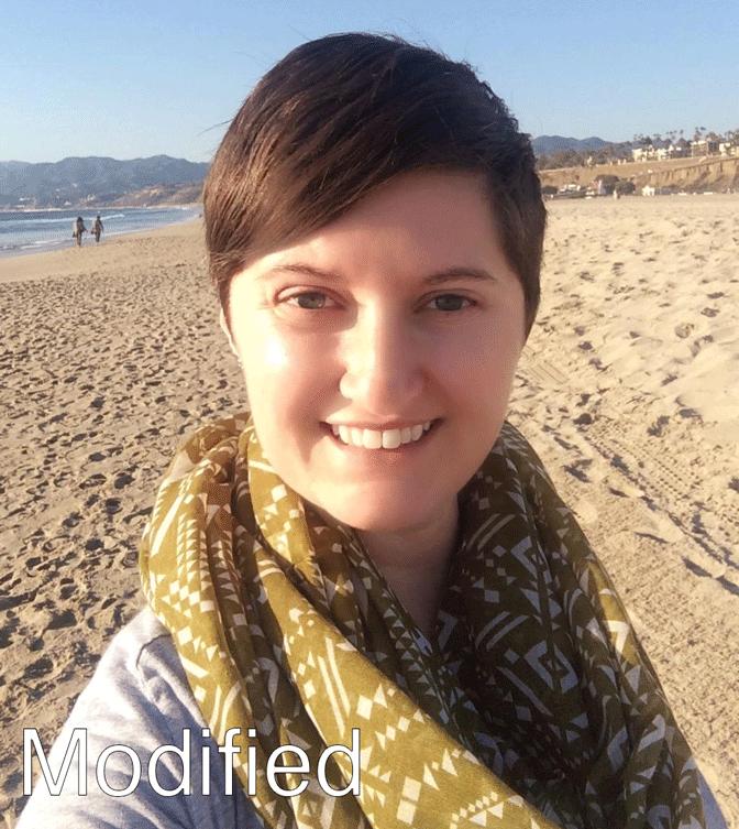 Example of Adjusted Selfie (2 of 2)