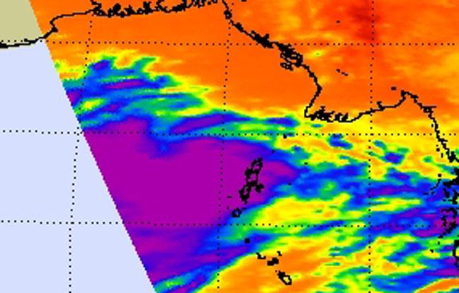 AIRS Image of Hudhud