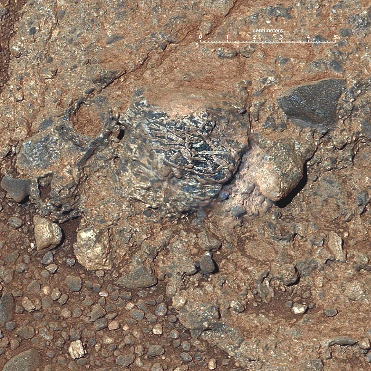 Crustlike Rock on Mars
