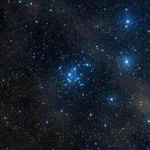 The NGC 2547 star cluster: An optical image of the NGC 2547 star cluster from the second Digitized Sky Survey (DSS-II). It is a member of the Collinder 135 family.