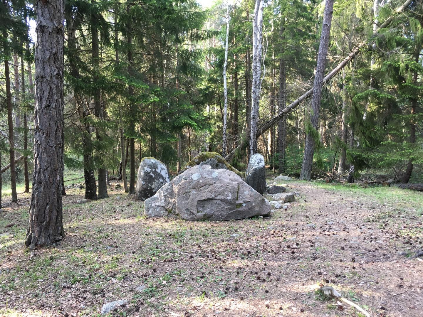 The Ansarve dolmen, island of Gotland, Sweden.