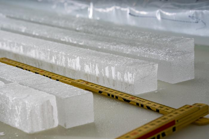 Ice core samples