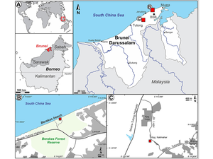 Map of field sites