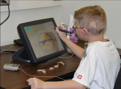 A Child Hears Using Synchronized Binaural Stimuli in Litovsky's Lab