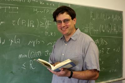 Prof. Elon Lindenstrauss, Hebrew University of Jerusalem