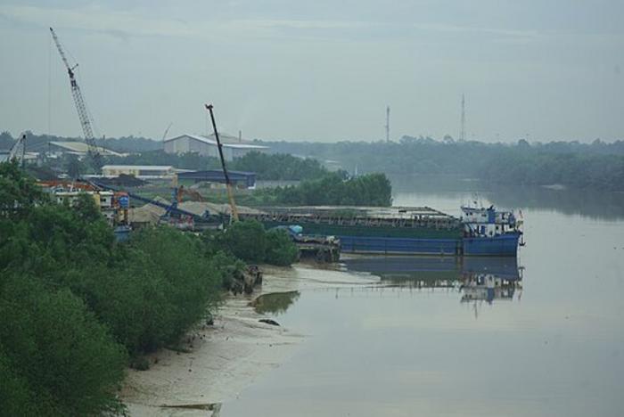 Sand Mining Barge