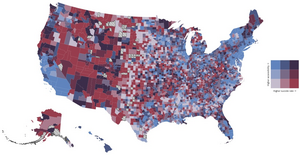 Suicide rates vs. psychiatrist accessibility at the county level