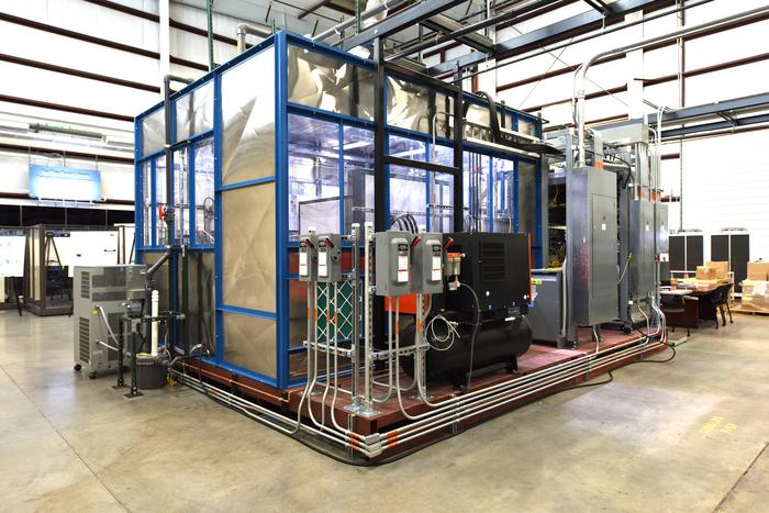 The high-temperature steam electrolysis testing facility